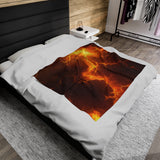 Orange Thunderstorm Blanket