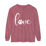 Paw Heart Love Long Sleeve T-Shirt