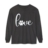 Paw Heart Love Long Sleeve Tee