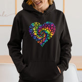 Paw Print Heart Hoodie