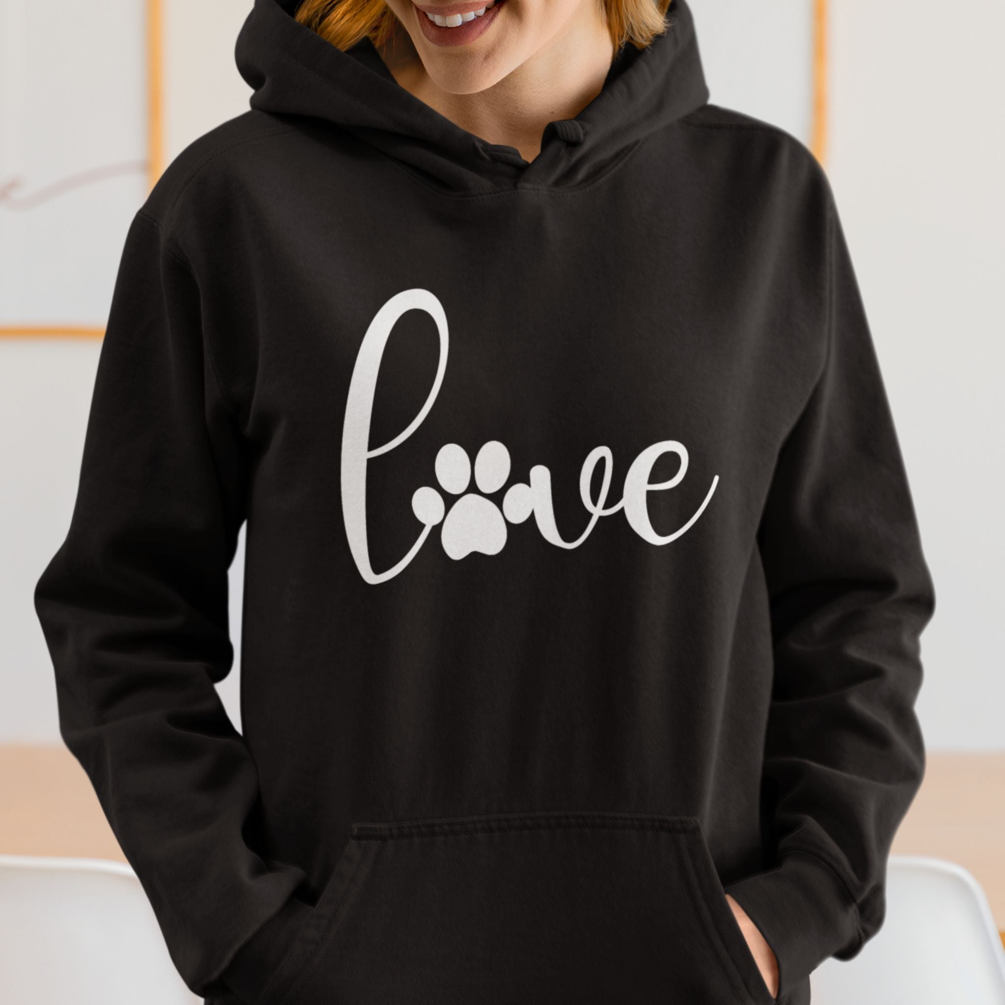 Paw Print Love Hoodie
