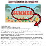 Retro Style Custom Name Beach Towel, Personalised Crab Beach Towel, Custom Pool Towel, Outside Birthday Vacation Gift, Honeymoon gift