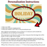 Holiday Beach Towel, RETRO Style Personalized Beach Towel, Personalized Name Bath Towel, Custom Pool Towel Beach Towel With Name, Birthday Vacation Gift