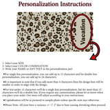 New Animal Print Style Personalized Beach Towel, Personalized Name Bath Towel, Custom Pool Towel, Beach Towel With Name, Outside Birthday Gift