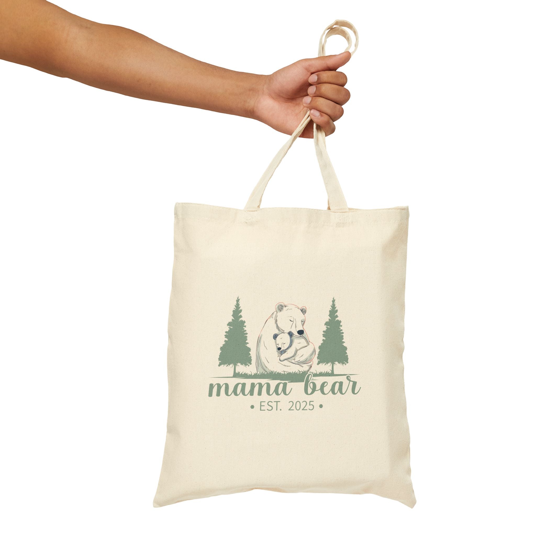 Personalized Mama Bear Tote Bag