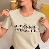 Personalized Mom Shirt With Kids Names