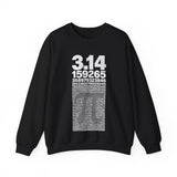Pi Day Number Sweatshirt