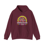 Pi Day Rainbow Hooded Sweatshirt