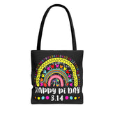 Pi Day Rainbow Tote Bag