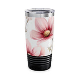 Pink Flower Tumbler
