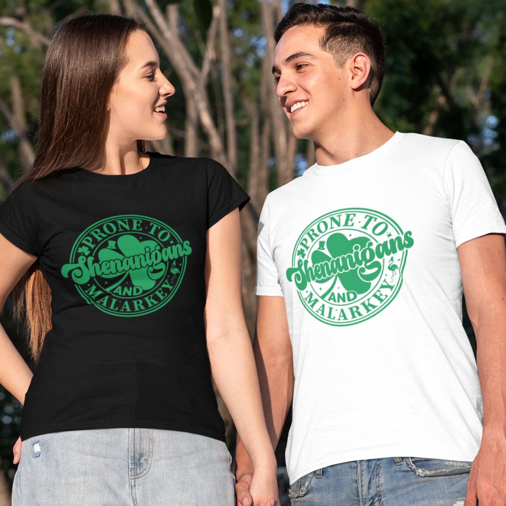 Prone To Shenanigans And Malarkey Shamrock Shirt