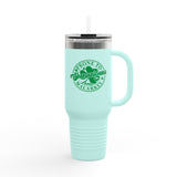 Prone To Shenanigans and Malarkey Shamrock Travel Mug
