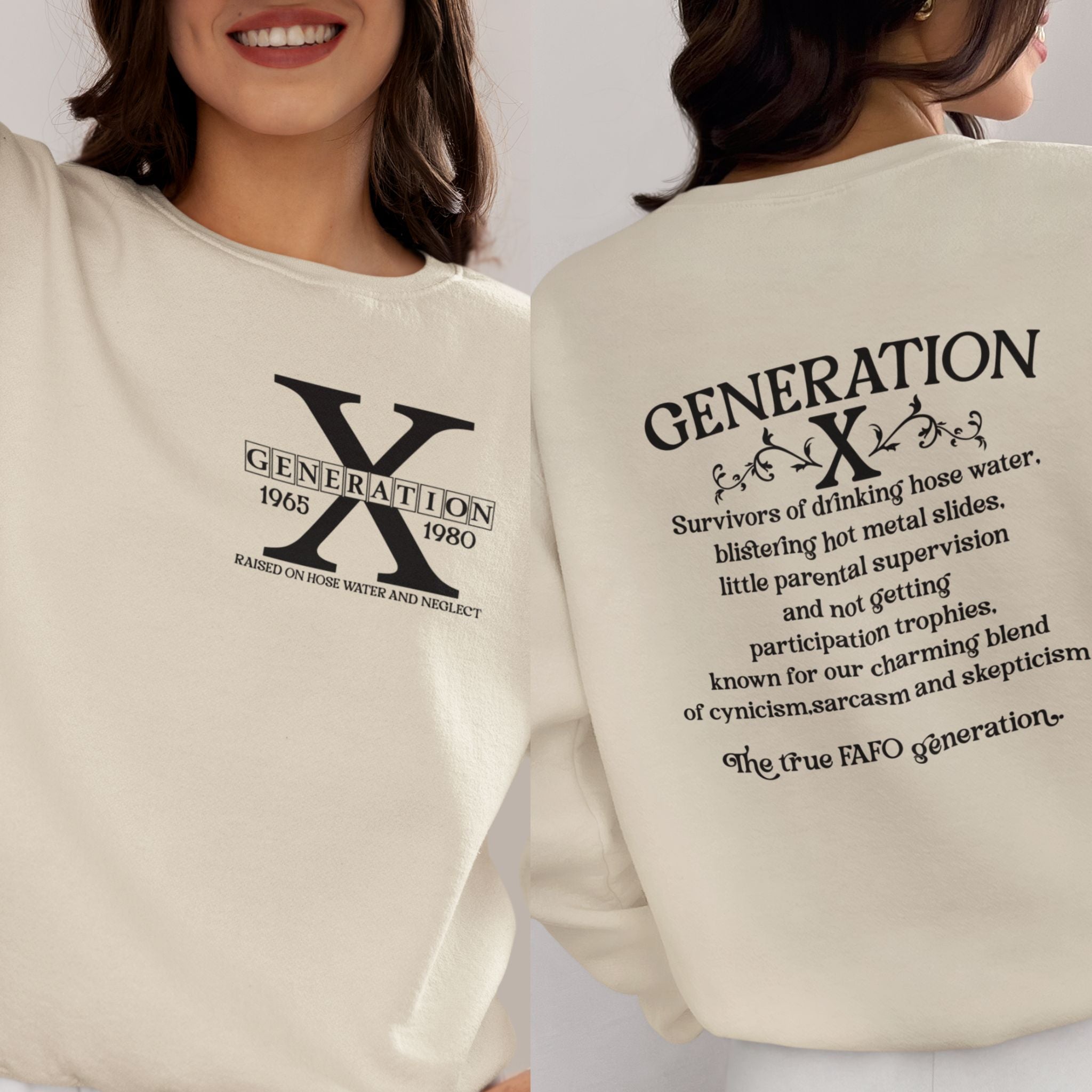 Raised on Hose Water and Neglect Nostalgia Sweatshirt