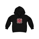 Retro Love Heart Kids Hoodie