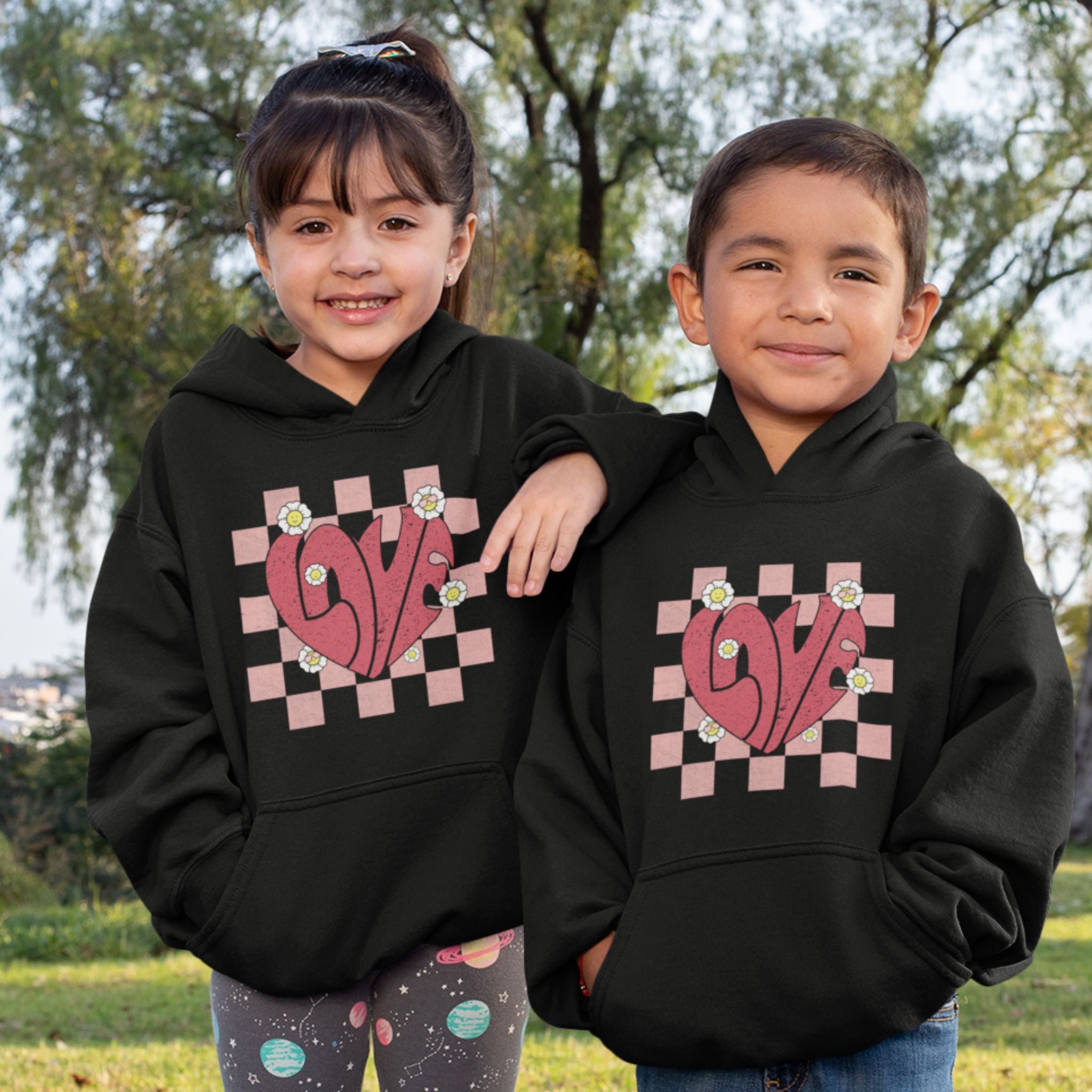 Retro Love Kids Hoodie