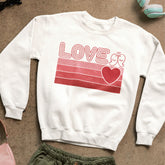 Retro Love Valentines Day Sweatshirt
