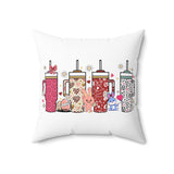 Retro Obsessive Cup Disorder Valentine Pillow Cover