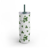 Saint Patrick Clover Leaf Skinny Tumbler