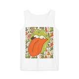 Saint Patrick's Day Lucky Charm Lips Tank Top