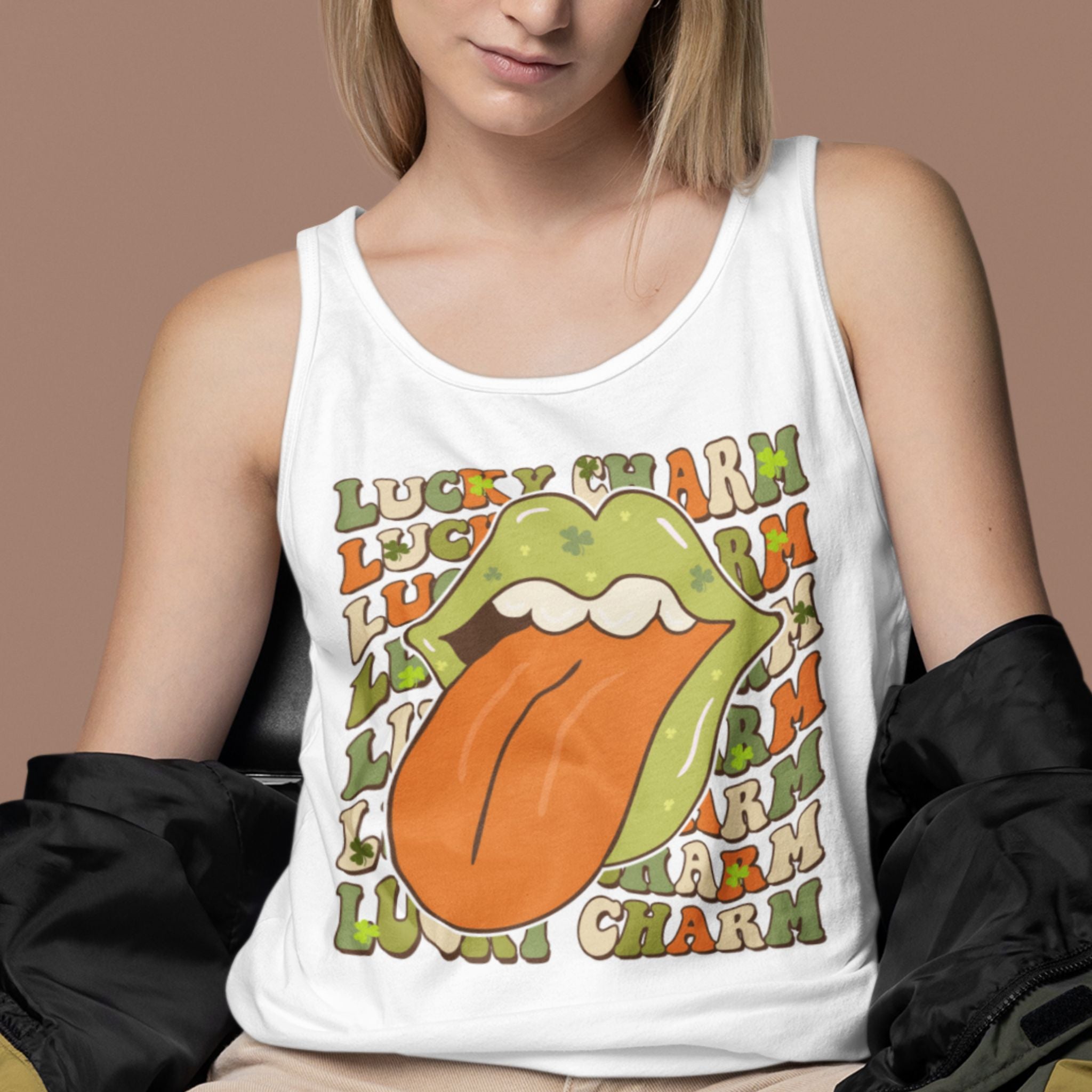 Saint Patrick's Day Lucky Charm Tank Top