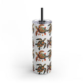 Sea Turtle Skinny Matte Tumbler