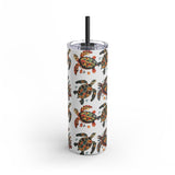 Sea Turtle Skinny Matte Tumbler