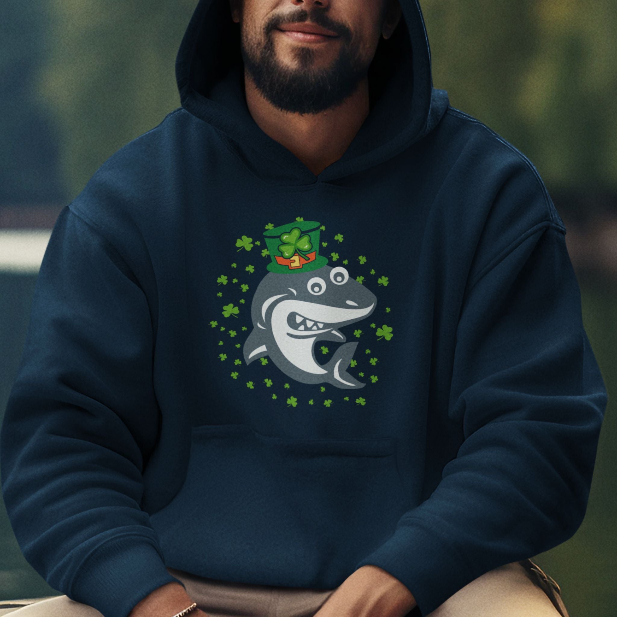 Shamrock Shark Hoodie