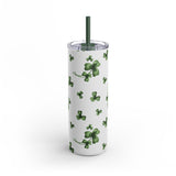 Shamrocks Clover Leaf Skinny Tumbler