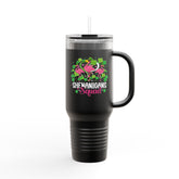 Shenanigan Squad Irish Flamingo 40oz Travel Mug