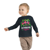 Shenanigan Squad Irish Flamingo Kids Long Sleeve Tee