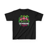Shenanigan Squad Irish Flamingo Kids Shirt