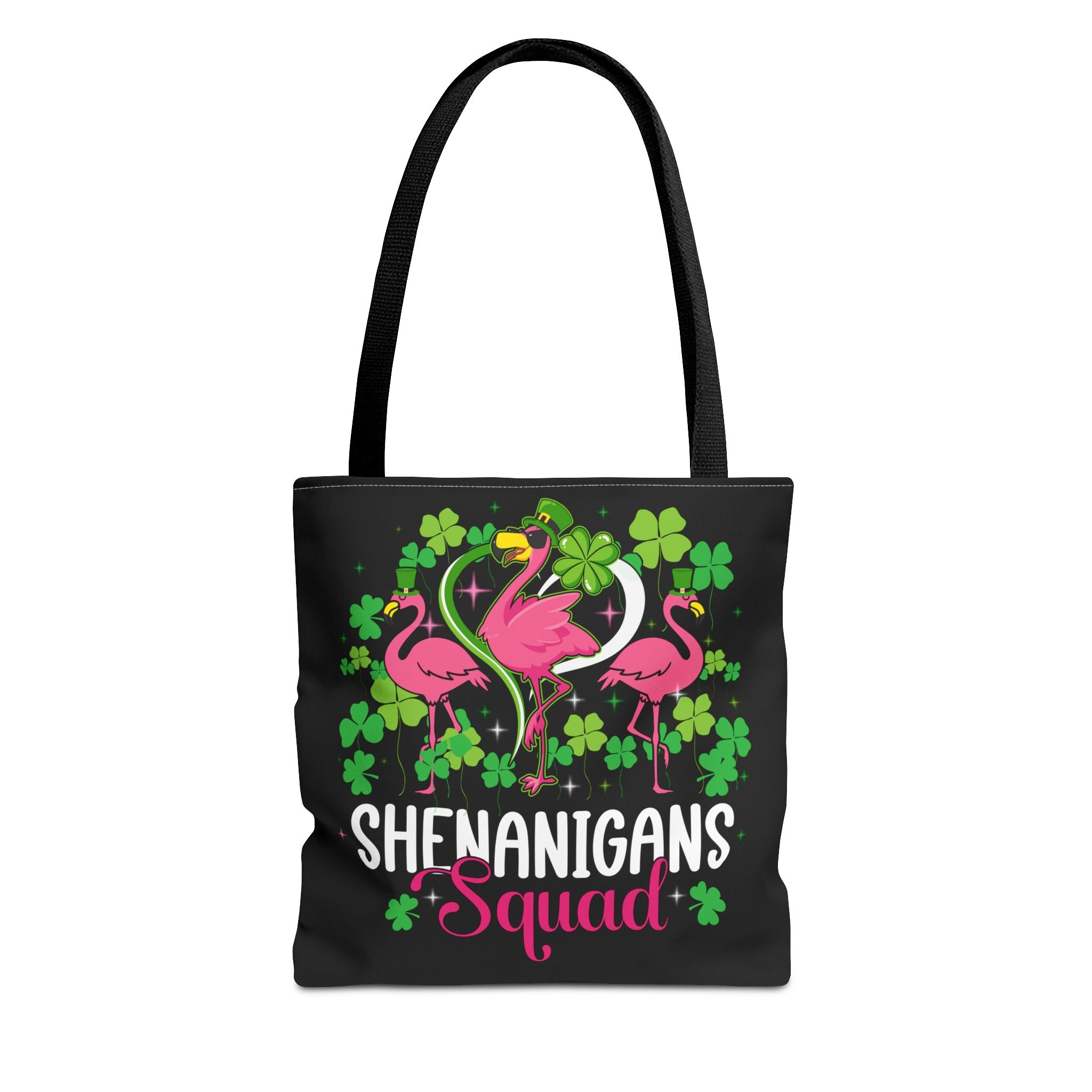 Shenanigan Squad Irish Flamingo Tote Bag
