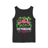 Shenanigan Squad Shamrock Flamingo Tank Top