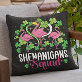 Shenanigan Squad Shamrock Pillow Cover