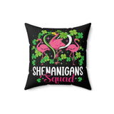 Shenanigan Squad St Patricks Day Pillow Cover
