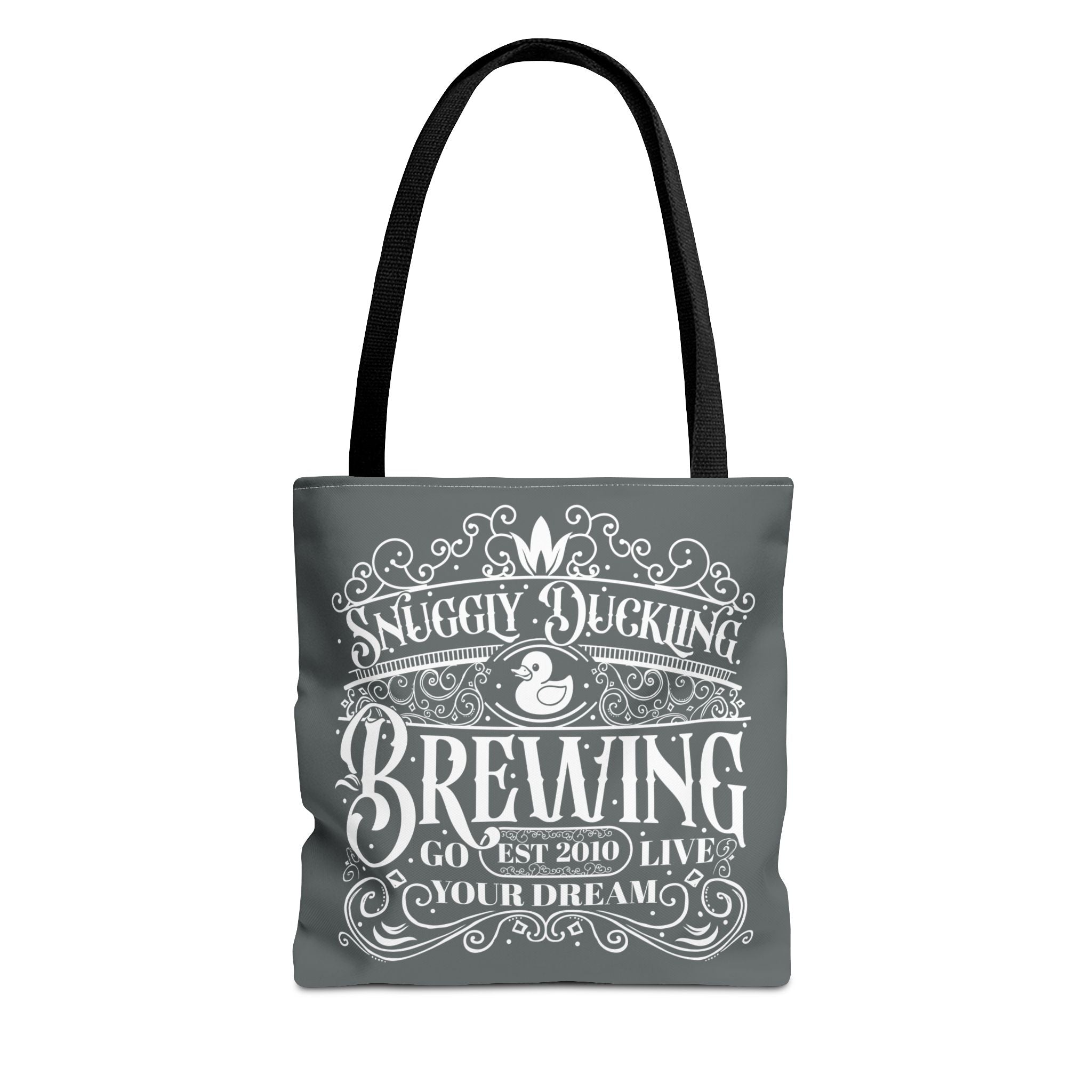 Snuggly Buckling Brewing Tote Bag