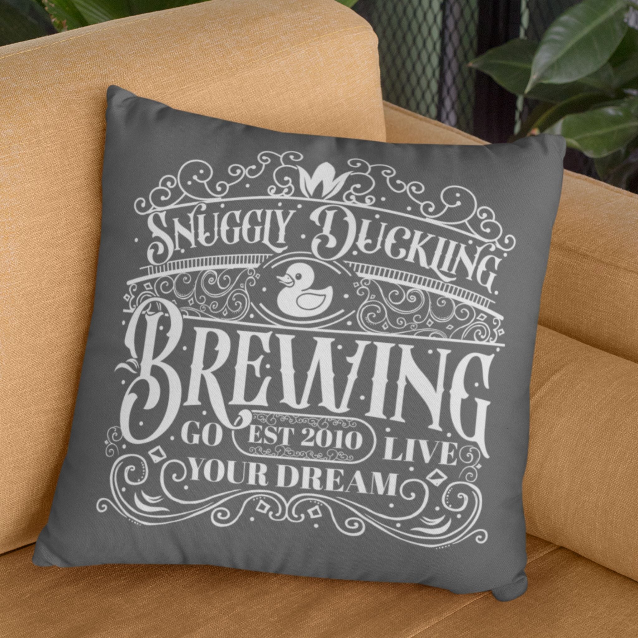 Snuggly Duckling Brewing Pillow Covers