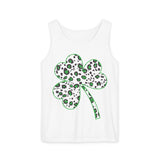St. Patrick's Day Leopard Shamrock Tank Top