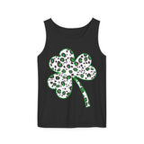 St. Patrick's Leopard Shamrock Tank Top