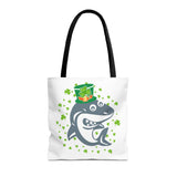St. Patty's Shamrock Shark Tote Bag