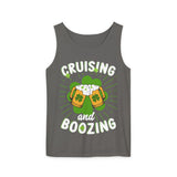 St Patrick Day Drinking Boozing and Cruising Tank Top