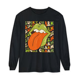 St Patricks Day Lucky Charm Lips Long sleeve T-Shirt