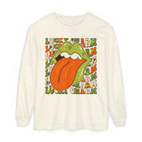 St Patricks Day Lucky Charm Lips Tongue Long sleeve T-Shirt