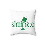 St Patricks Day Slainte Pillow Cover