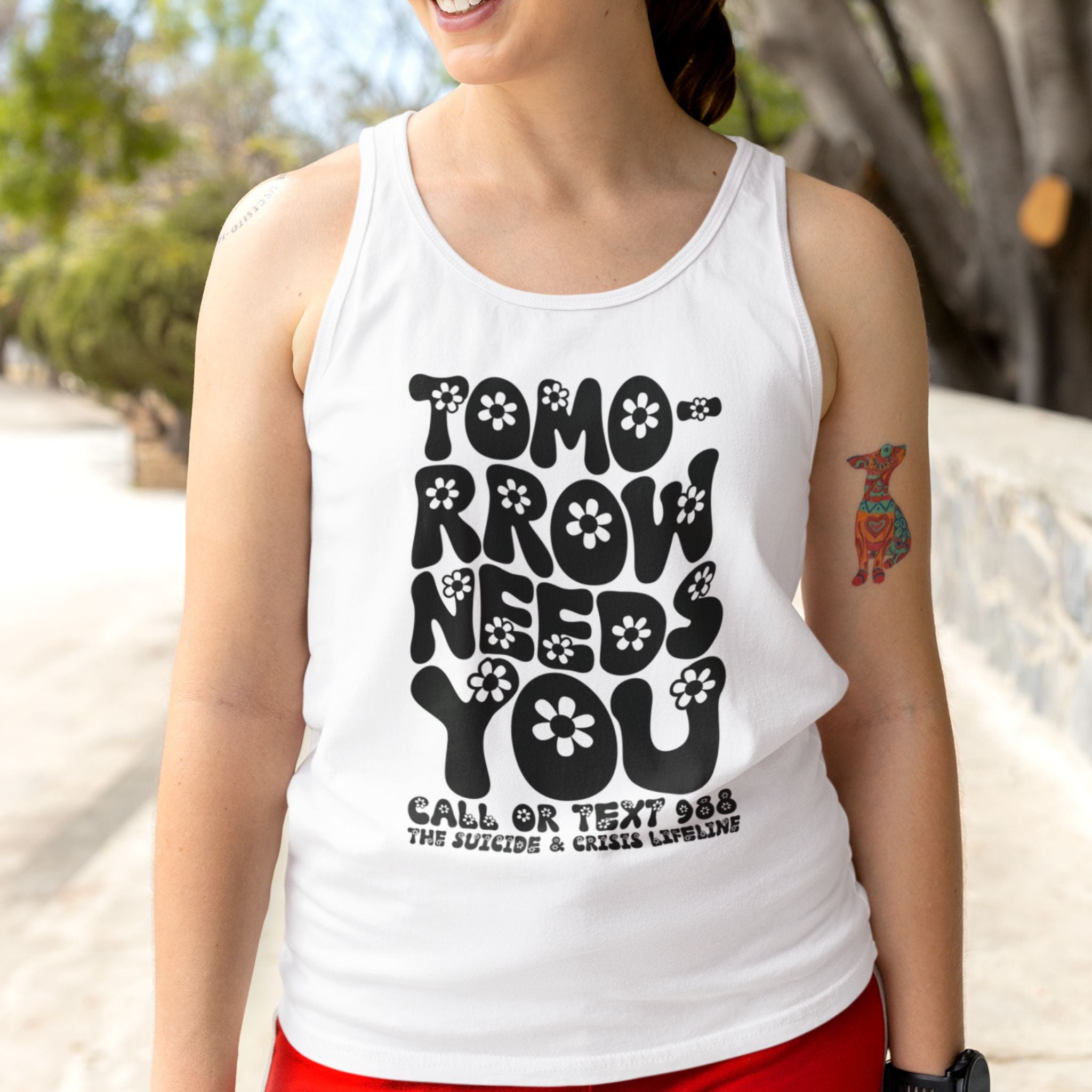 Tomorrow Needs You Mental Health Tank Top