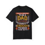 Tough enough to be a dad and stepdad shirt