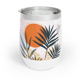 Tropical Palm Leaves Tumbler