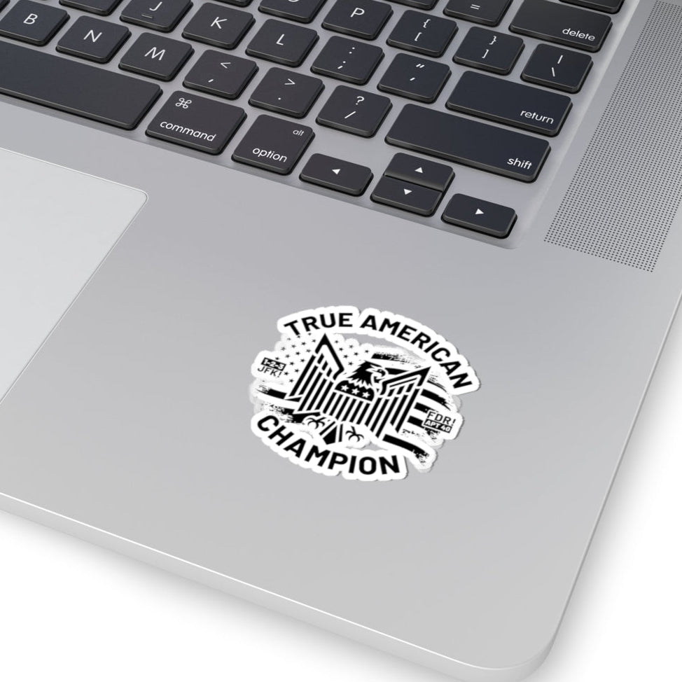 True American Champion Kiss-Cut Stickers