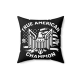 True American Champion Throw Pillow