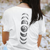 Moon Phases Shirt, Moon Shirt, Moon Tee, Moon Phases Tee, Celestial Shirt, Astrology Lover Tshirt, Space Lover Shirt, Boho Shirt, Back Printed